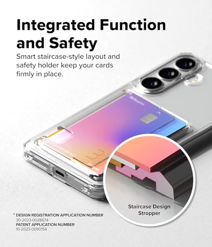 Pack coque Samsung S26 Plus Ringke pour voyager léger avec porte-carte intégré
