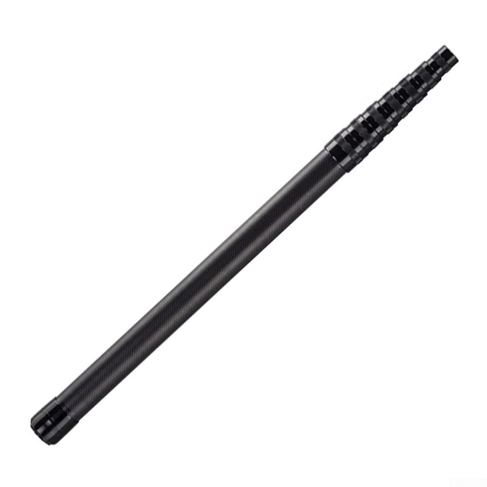 Caña telescópica, pescar de carbono, dinámica, ligera, estable, uso flexible, mango de red de pesca de carpa, accesorios- de pesca (2,7 m)