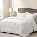 Moonrite King Duvet-250GSM Consolateur matelassé d'été, Blanc,264x229cm | Alternative vers le bas, légèreté & Respirant, Emplacement de boîte, Toute la saison, Couche de lit,8 Tabs d'angle, lavable à la machine