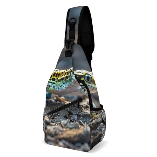 Morrales tipo Sling para hombre y mujer, tamaño grande 15x8x4 pulg