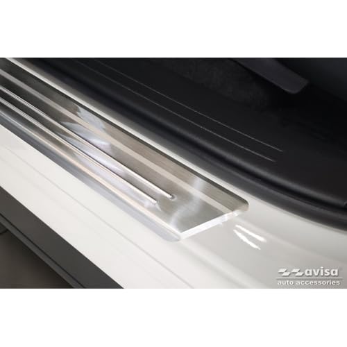 Seuils de portes Mazda CX-60 KH accessoire protection acier inox Avisa - 3