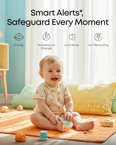 eufy Security C10 Hybrid Baby Monitor — 2K Camera, 12-Hour Battery, Pan-Tilt, No Subscription — view 6
