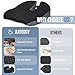 Ajiteogy Car Seat Cushion – Memory Foam Car Booster Seat Cushion for Adults – Wedge Design for Driving Height & Comfort – Breathable Mesh Seat Pad for Car Seats with Adjustable Straps