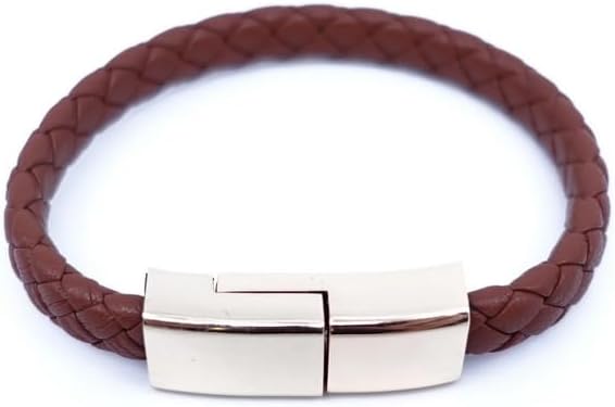 The USB Cable Bracelet, Leather Bracelet With USB Cable Style, Unique And Trendy Bracelet