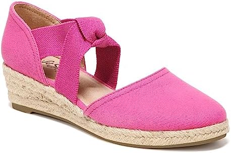 LifeStride Womens Kascade Espadrille Wedge Raspberry 5.5 M | Image 3