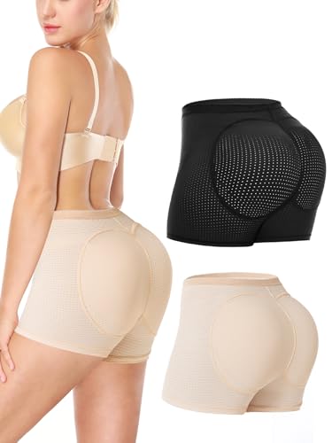 Image of NINGMI Women Butt Lifter Padded Shapewear Enhancer Control Panties Body Shaper Underwear