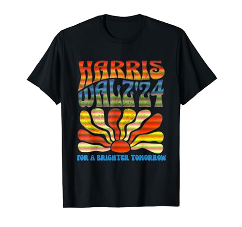Harris Walz 2024 For A Brighter Tomorrow, Kamala Harris Walz T-Shirt