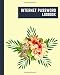 Produktbild internet password logbook: 8x10 cute internet password book | cool internet password log book paper with page numbers | internet password logbook | ... | flora floral flowers leaf butter color