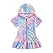 Toddler Girl Swim Cover Up Terr𝐲 Towel Kids Swimsuit Wra𝐩s Cute Sparkl𝐞 Zip Up Bathing Suit (Colorful, 18-24 Months)