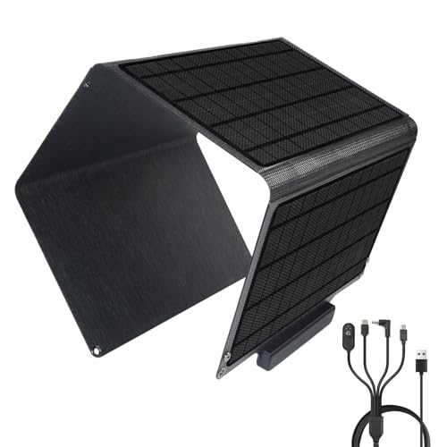Cargador solar de 30W panel solar plegable USB-C impermeable IP67 para outdoor 2
