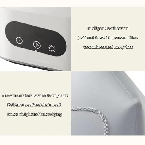 1200W Electric Clothes Dryer, Constant Temperature Clothes Airer Indoor Folding Time Saving Heated Airer Energy Saving - Image 5