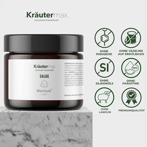 Kräutermax mast od lista vinove loze s kremom od ekstrakta divljeg kestena 100 ml