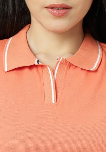 Image of Wear Your Opinion Womens Premium Pique Polo Collar Neck T-Shirt Womens Premium Pique Polo Collar Neck T-Shirt (Design: Tipped Polo)