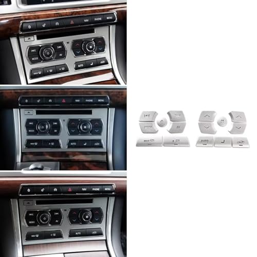 Autocollant pour bouton multimédia Jaguar XF 2013 garniture commande climatisation
