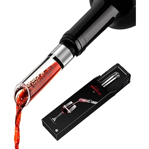 Bullet Wine Aerator, Leak-Proof Drip-Free Acrylic Spout