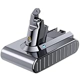 POWTREE 21.6V 6.0Ah Replacement for Dyson V6 Battery Compatible with DC58 DC59 DC62 SV03 SV04 VTC4 SV05 SV06 SV07 SV09 DC61 DC72 DC74 967810-23 Animal/Absolute/Motorhead Slim Vacuum Cleaner