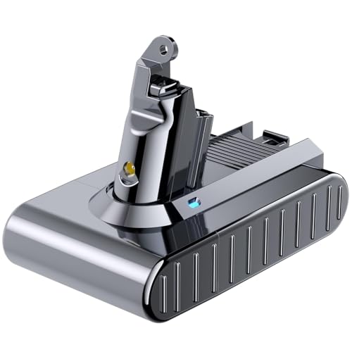 Image of POWTREE 21.6V 6.0Ah Replacement for Dyson V6 Battery Compatible with DC58 DC59 DC62 SV03 SV04 VTC4 SV05 SV06 SV07 SV09 DC61 DC72 DC74 967810-23 Animal /Absolute /Motorhead Slim Vacuum Cleaner