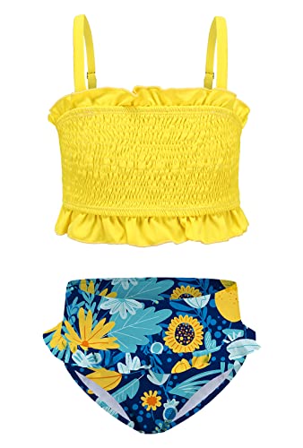 Image of Moon Tree Girls Two Piece Bikini Swimsuits Bathing Suit Athletic Swim Suit