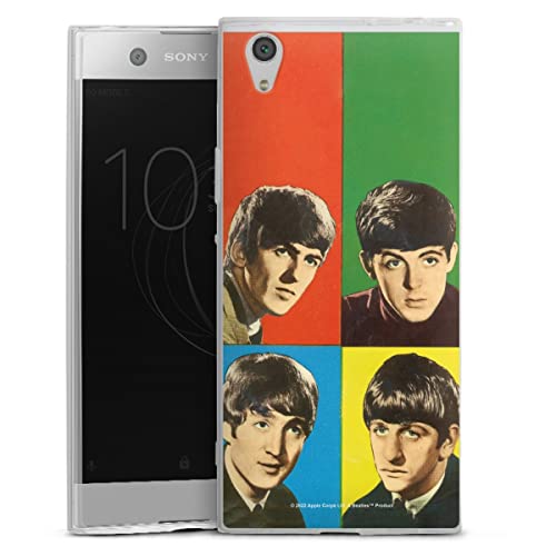 DeinDesign Coque Slim Compatible avec Sony Xperia XA1 Ultra Coque Ultra Fine Coque en Silicone Ultra Fine Rock ‘n’ Roll Visages The Beatles - Les Beatles, Paul McCartney, John Lennon, RIngo Starr, George Harrison DeinDesign Coque Slim Compatible avec Sony Xperia XA1 Ultra Coque Ultra Fine Coque en Silicone Ultra Fine Rock 'n' Roll Visages The Beatles