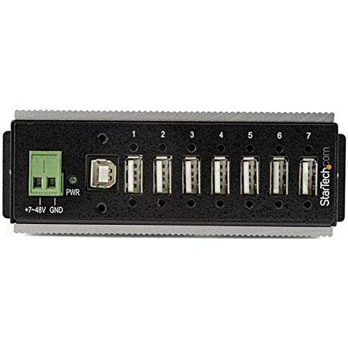 StarTech.com Multiprise USB 2.0 industrielle à 7 ports avec protection électrostatique ESD 15 kV - vue 3