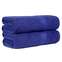 Amazon Basics Badetuch, 100% Baumwolle, Farbecht, Saugfähig, 140cm x 70cm, 2er-Pack – Ansicht 9