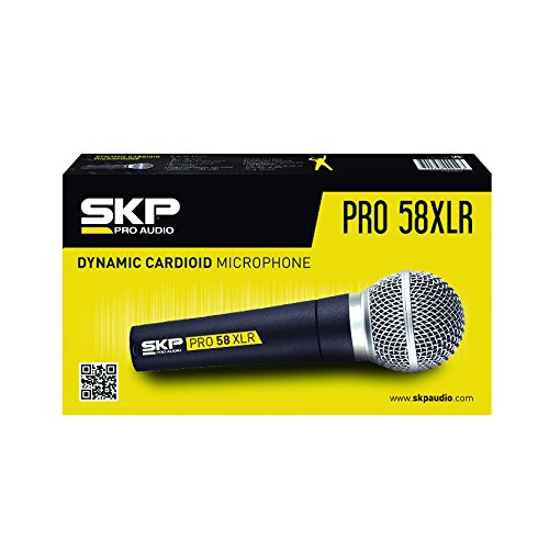 Microfone com Fio Profissional Acompanha Cabo de 5 Metros Pro-58Xlr, Skp, 28998