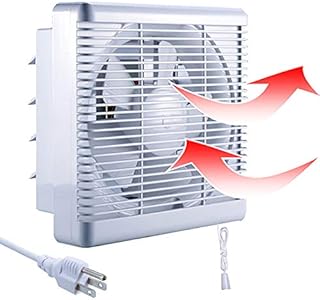SAILFLO Exhaust Shutter Fan 10 Inch 470 CFM Large Airflow 2 Direction Reversible