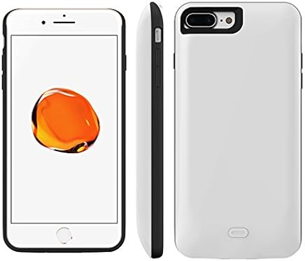 ANTENNA iPhone 7 Plus Battery Charger Case - Portable Battery Case Slim Extended Battery Juice Pack Power Bank for iPhone 7 Plus (White) ANTENNA iPhone 7 Plus Battery Charger Case - Portable Battery Case Slim Extended Battery Juice Pack Power Bank for iPhone 7 Plus (White)