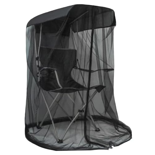 Temeemeg Sports Tent up Sports Tent Weather Pod Outdoor Net Shelter for Swing Chairs Fishing & Garden 82x89x160cm Black