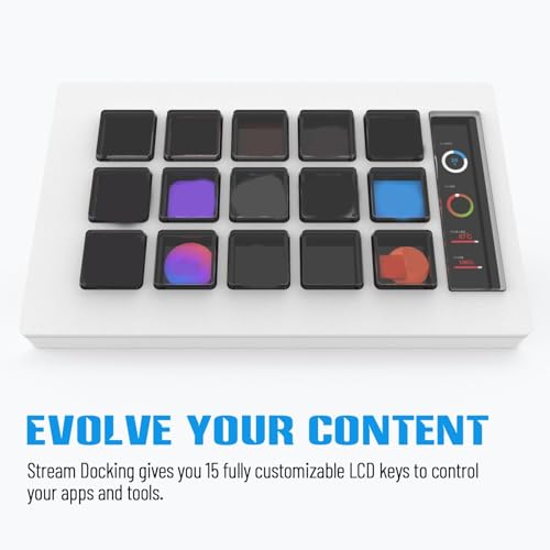 Clavier macro LCD avec touches programmables pour la gestion de contenu multimédia