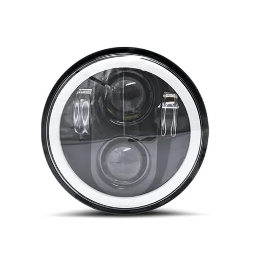 Phare de moto LED 5.75 pouces 6000K haute luminosité pour éclairage de route de nuit