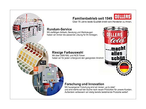 Metallschutzlack Oellers Anti Rust 1 Liter RAL 7016 Anthrazit