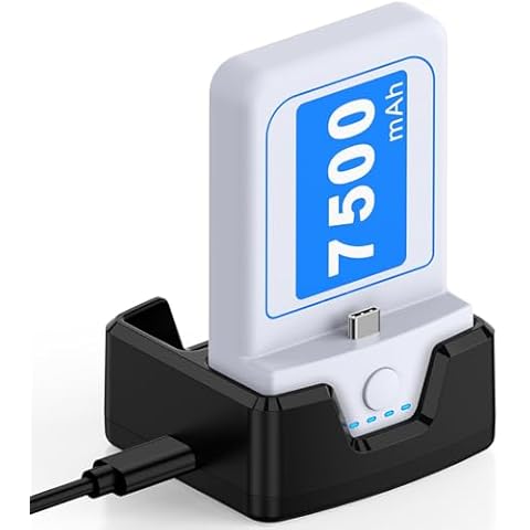 7500 mAh Battery Pack with Charging Dock,Detachable&Rechargeable Battery for Meta Quest 3/2 Head Strap, Lightweight Battery Balance Head Pressure and Extend Playtime [Only for Kawaye Head Strap] Cover