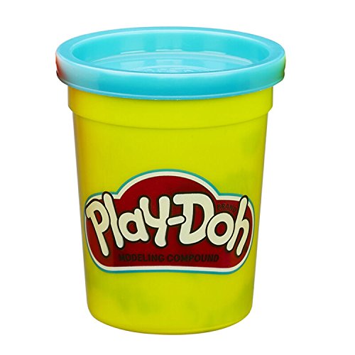 Play-Doh pack de 4 pot de pâte à modeler bleu orange jaune 16 oz