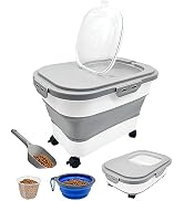 BNOSDM 1520 Lbs Collapsible Pet Food Storage Containers