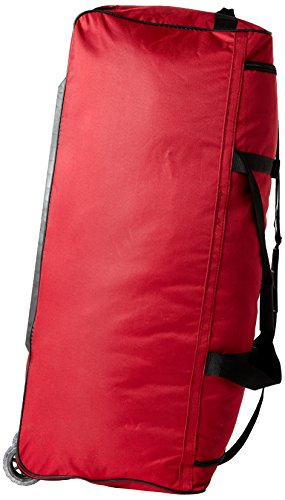 Rockland Rolling Duffel Bag, Red, 40-Inch