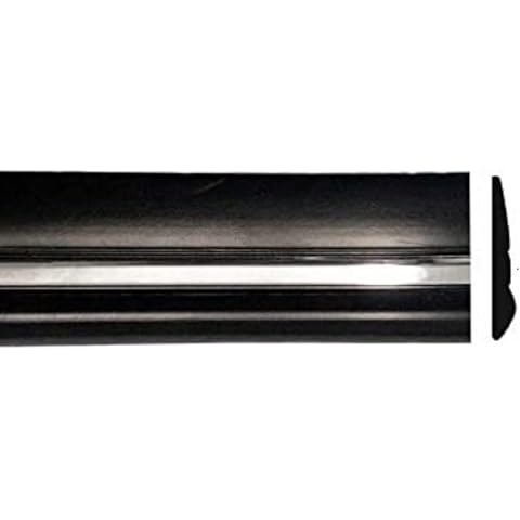 Automotive Authority LLC Replacement Black Chrome Side Body Trim Molding for 1987-1991 F150, F250, F350, Bronco - 3" (Full Roll - 24 ft) Cover