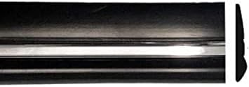 1987-1991 Ford Black Chrome Side Body Trim Molding Rocker Panel F150, F250, F350, Bronco - 3" Quarter Roll - 6 ft
