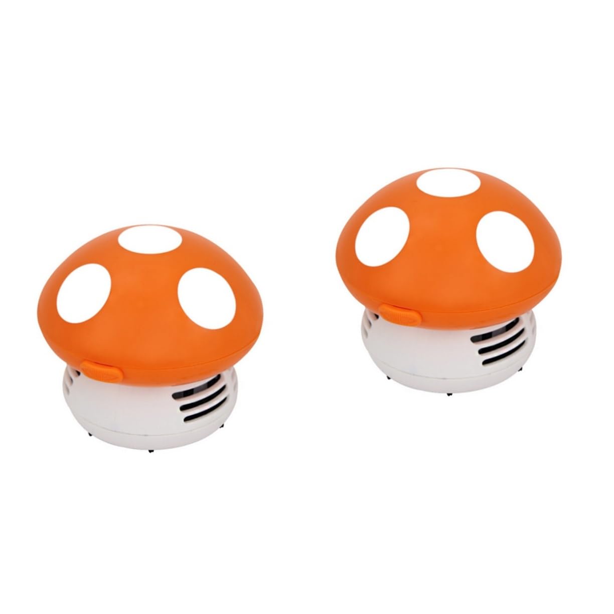 Alipis 2pezzi Mini Aspirapolvere Portatile Da Scrivania Ricaricabile Usb Per Pulire Polvere e Briciole Da Tavoli e Scrivanie Arancione