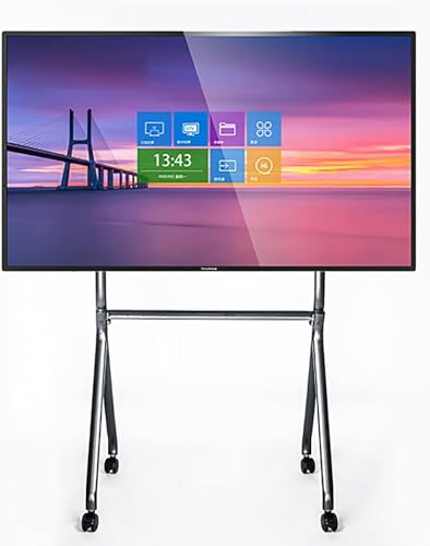 Soporte móvil para TV de piso ajustable para 30-60 pulgadas miniatura 7