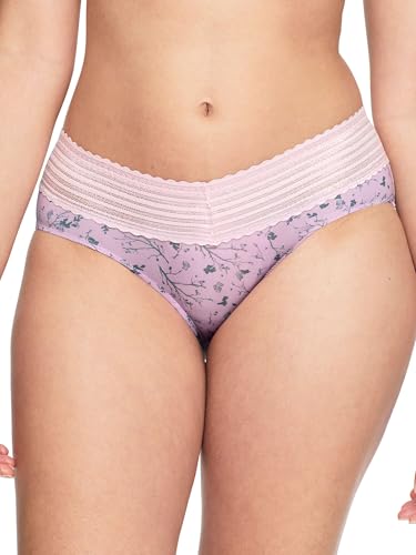 Image of Warner's Women's No Pinching No Problems Dig-free Comfort Waist With Lace Microfiber Hipster 5609j, Retired Colors