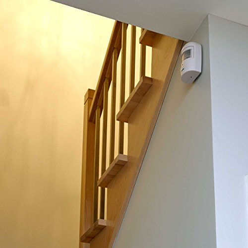 Ideal Security Motion Sensor with Door Alarm, White