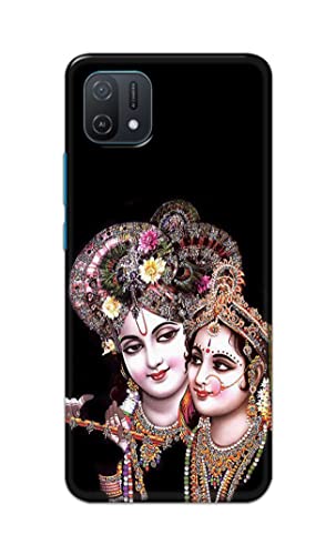 Image of PRINTFIDAA� Printed Hard Back Cover Case for Oppo A16K Back Cover (Radha Krishna) -2808