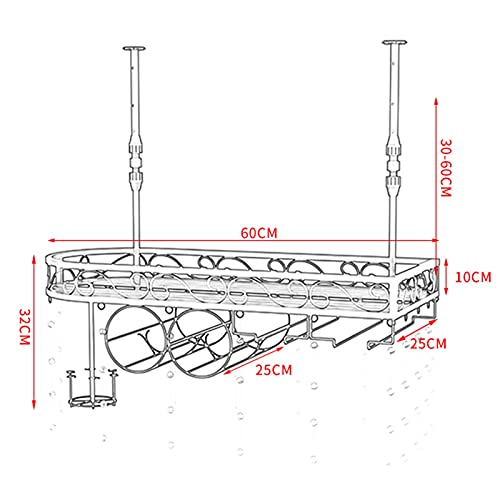 Supports à verres à vin de plafond pour sublimer vos soirées et apéritifs