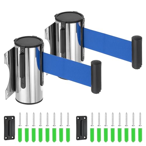 Barrière rétractable pour mur anti-intrusion couloir et caisse