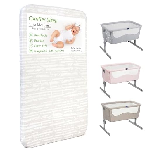 Chicco Next To Me - Colchón de 50 x 83 cm con funda de bambú súper suave, se adapta perfectamente a todos los colchones estándar de cuna Chicco Next To Me
