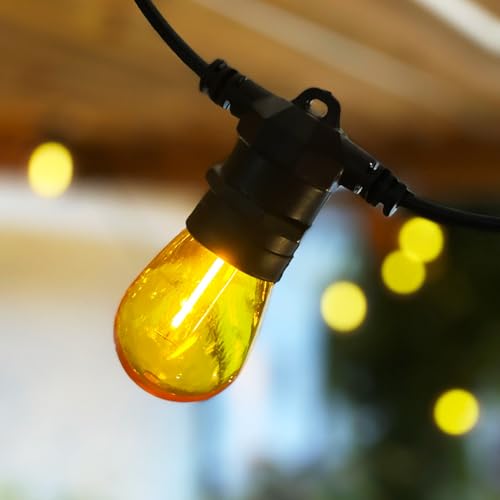 Ampoule LED LightsOn Deco E27 12V jaune pour créer une boucle de fête