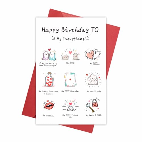 REENYOUNG My Everything Card, Love Card for Soulmate
