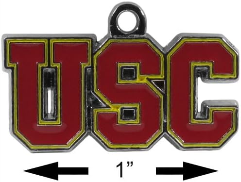 NCAA Siskiyou Sports Womens USC Trojans Chrome Dangle Earrings One Size Team Colors - Image 3