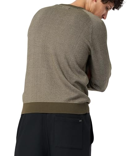 Buffalo David Bitton Men's Lightweight Raglan Long Sleeve Crew Neck Sweater3